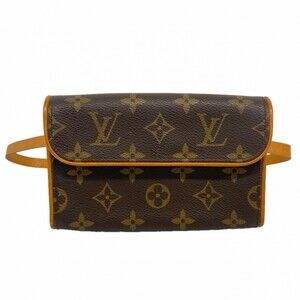 LOUIS VUITTON Authentic Brown Monogram Pochette Fanny Pack